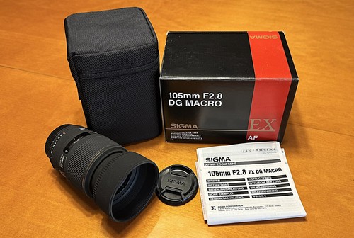 Obiettivo sigma macro - macro, 105